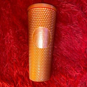 Starbucks Textured Orange Tumbler